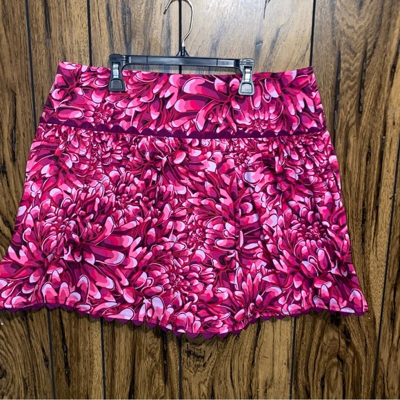 Kika Vargas x Target Mum Floral Scallop Edge Pink Mini Skirt - Picture 4 of 8